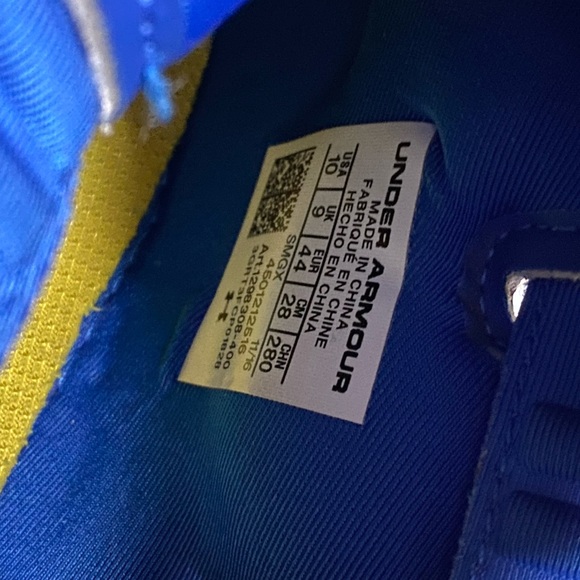 Men’s under armour shoes size 10 - Picture 3 of 3